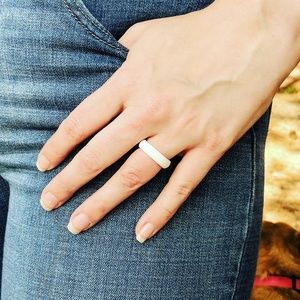 White Silicone Ring